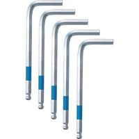 ワイズ WISE ボールポイントレンチ 【単品】5本組NC(標準サイズ)6.0mm SBNC-60S-5P 1セット(5本)（直送品）
