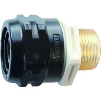 トヨックス ホース継手(樹脂) トヨコネクタ TC3ーPC型 適合ホース9ミリ 継手規格R3/8 TC3ーPC9ーR3/8 1個（直送品）