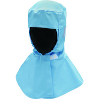 ミドリ安全 クリーンスーツ用フード ツバなし YHS101 ブルー M YHS101B-M 1枚 161-1214（直送品）