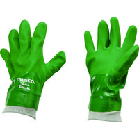 トラスコ中山 TRUSCO 袖口ジャージ付塩化ビニール手袋 LLサイズ TGJ-LL 1双 149-7711（直送品）
