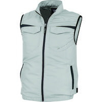 ジーベック XEBEC 空調服ベストXE98011ー22ー4L シルバーグレー XE98011-22-4L 1着 160-9606（直送品）