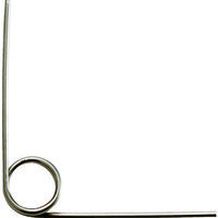 TRUSCO トーションばね ステンレス D5×d0.6×L20 90°5巻 20個入 左巻き TS-33032LA 1パック(20個)（直送品）