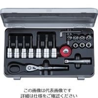 京都機械工具 TBT319HTX 9.5SQ T型イジリドメビットソケットレンチセット 1セット（直送品）