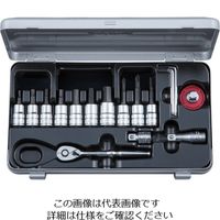 京都機械工具 TBT3S17HX (9.5SQ) ヘキサゴンビットソケットレンチセット 1セット（直送品）