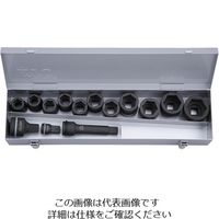 京都機械工具 TBP614TP (19.0SQ)インパクトレンチ用ソケットレンチセット 1組(1セット)（直送品）