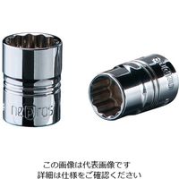 京都機械工具 NB2ー9/16W (6.3SQ) ネプロス・ソケット (十二角) NB2-9/16W 1個（直送品）