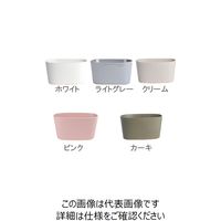 D&M DEPOT オーバルポット L26.5 クリーム 955250 1セット(2個)（直送品）