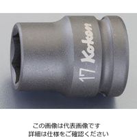 エスコ 1/2”DRx28mm インパクトソケット(薄肉) EA164DH-28 1セット(3個)（直送品）