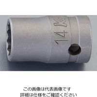 エスコ 1/2”DRx12mm ソケット(動力工具用) EA164DR-112 1セット(10個)（直送品）