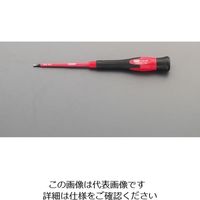 エスコ（esco） 1.8x75mm ［ー］ドライバー（精密用・絶縁） 1セット（10本） EA552ET-72（直送品）