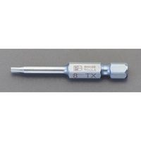 エスコ T5x 50mm [TORX]ドライバービット EA611PG-5 1セット(10本)（直送品）
