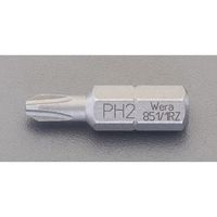 エスコ #2x25mm [+]ドライバービット EA611AB-22 1セット(20個)（直送品）