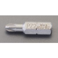 エスコ PZ 2x 25mm [Pozi]ドライバービット EA611GP-12 1セット(20本)（直送品）