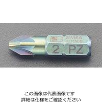 エスコ PZ2x25mm [Pozidriv]ドライバービット EA611PD-2 1セット(10本)（直送品）