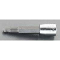 エスコ 1/4”DRx6mm (ボールポイント)Hexビットソケット EA618AT-306 1セット(5個)（直送品）