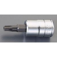 エスコ 3/8”DR/T40x52mm [TORX]ビットソケット(イジリ止) EA618PS-540 1セット(4個)（直送品）