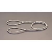 エスコ 6mmx1.5m 玉掛ワイヤースリング(JIS) EA981WA-12 1セット(2本)（直送品）