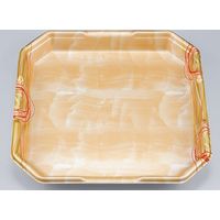 精肉トレー L-カク5 ゆうすい橙 0515105006930 300枚（50×6） シーピー化成（直送品）