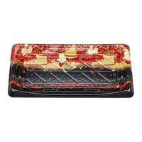 寿司容器 SFうま皿26 優赤本体 0276926007085 800枚（50×16） シーピー化成（直送品）