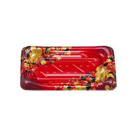 寿司容器 SFうま皿13 花雅赤本体 0276913002315 1500枚（50×30） シーピー化成（直送品）