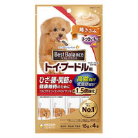 ベストバランス ドッグフード トイ・プードル用 高齢犬 鶏ささみ（15g×4本） ユニ・チャーム