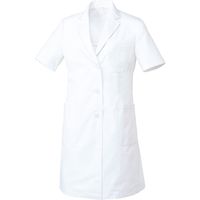 チトセ ドクターコート（半袖） 女性用 ホワイト UN-0098