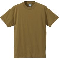 United Athle（ユナイテッドアスレ） 5001綿Tシャツ M サンドカーキ 1包（3枚入） キャブ（直送品）