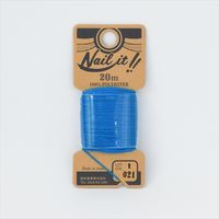 ネイルイット用糸20M 021 ブルー NL02120 若井産業（直送品）