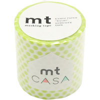 mt CASA 50mm ドット・ライム MTCA5103　マスキングテープ　カモ井加工紙（直送品）