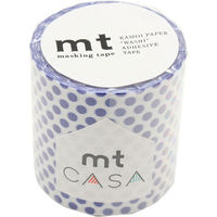 mt CASA 50mm ドット・ナイトブルー MTCA5102　マスキングテープ　カモ井加工紙（直送品）