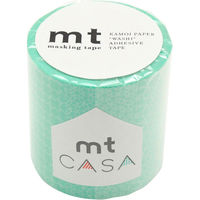 mt CASA 50mm ラインパターン・グリーン MTCA5122　マスキングテープ　カモ井加工紙（直送品）