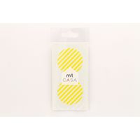 mt CASA seal ストライプ・レモン MTCDS023　マスキングシール　カモ井加工紙（直送品）