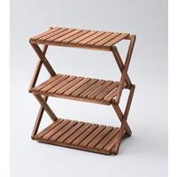 使用不可YAMAZEN 木製3段ラック A3R-01（直送品）