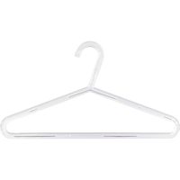 シンコハンガー 衣類ハンガー ジュレア ラウンド クリア 4660 1セット(10本)（直送品）