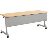 【組立設置込】コクヨ KT-900 会議テーブル フラップテーブル パネル付 幅1800×奥行600×高さ700mm ライトナチュラル 1台（直送品）