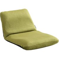 ホームテイスト Leraar-リーラー- 座椅子 リクライニング Sサイズ 起毛 グリーン SH-07-LER-S 1脚（直送品）