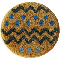 【車上渡し】nora and g-アンジー リコラ チェアパッド Aタイプ 幅350×奥行350mm イエロー 242156 1個（直送品）