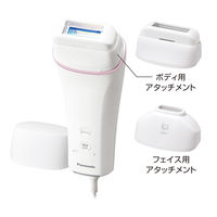 パナソニック 光脱毛器 光エステ コンパクトタイプ ボディ＆フェイス用 交流式 ES-WH76-P 1台