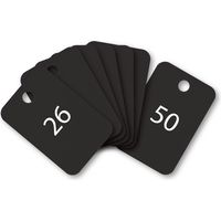 オープン工業 スチロール番号札 26～50 BF-55