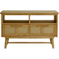 【車上渡し】 nora アンジー ベリス テレビボード 幅970×奥行405×高さ600mm ナチュラル 190557 1台（直送品）