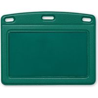 オープン工業 名札用ケース レザー調 ヨコ型（名刺サイズ） 緑 NB-360-GN 1袋 （10枚入）