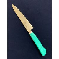 青木刃物製作所 イノックス抗菌カラーPC柄仕様 ペティナイフ 11404 緑 1本（直送品）
