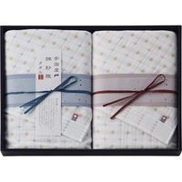 【ギフト包装】 今治綿紗織 バスタオル2枚セット MOY-20600（直送品）