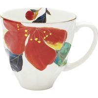 【3箱セット】12ヶ月マグカップ 和藍 40506   1月/山茶花（直送品）