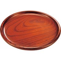 【ギフト包装】 小田原本けやき 7寸 鉄鉢盆 IT-1（直送品）