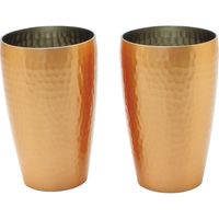 【ギフト包装】 新光堂 ペア純銅鎚目S型タンブラー 新光堂 SI-101/2（直送品）