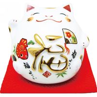 【ギフト包装】 丸猫貯金箱