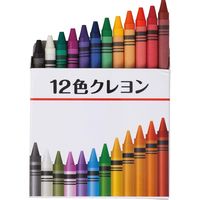 【10箱セット】12色クレヨン SC-1032  （直送品）
