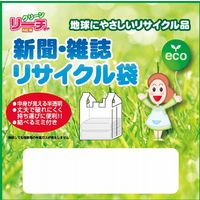 【50箱セット】リーチさん新聞・雑誌リサイクル袋（2枚） 10-41（2017）  （直送品）