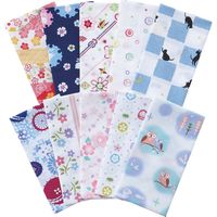 【10枚セット】日本てぬぐい和心 NTW-300   アソート（直送品）